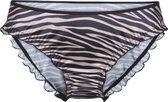 LingaDore Slip - 7016B - Zebra print - S