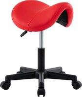 vidaXL Werkkruk kunstleer rood  VDXL_287970