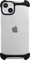 Arc Pulse - Dubbelzijdige  Aluminium Bumper Case - iPhone 13 - Mat  Zwart