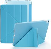 Tablet Hoes geschikt voor iPad Hoes 2021 - 9e generatie - 10.2 inch - Smart Cover - A2603 - A2604 - Lichtblauw