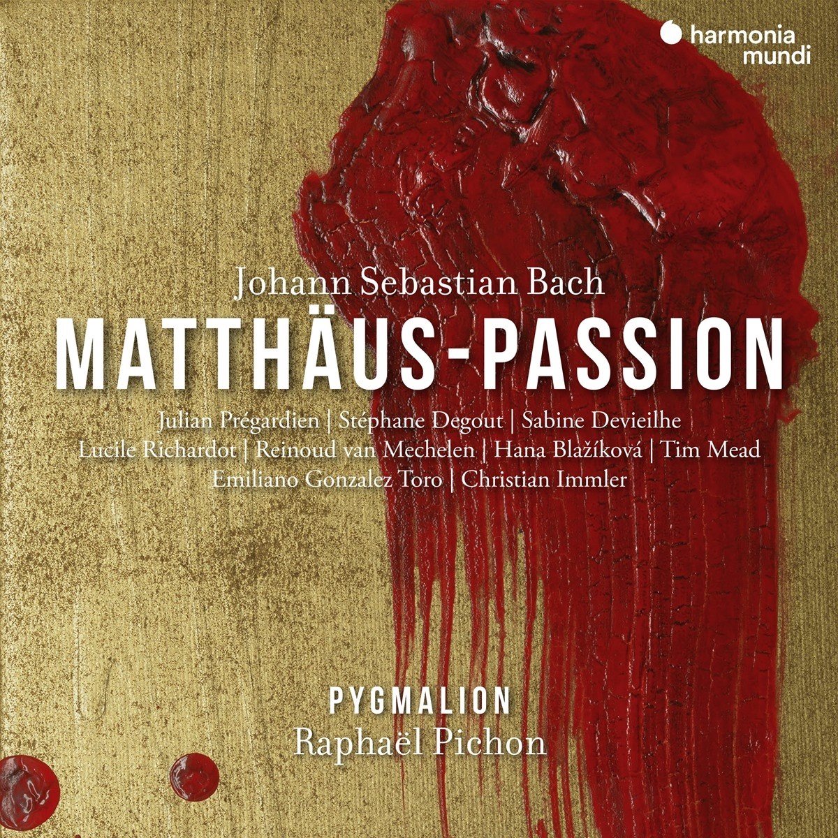 Pygmalion, Raphaël Pichon - J.S. Bach: Matthäus-Passion (3 CD)