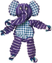 Kong Floppy Knots Olifant - M/L - Hondenspeelgoed - Paars - 36 x 19 x 8 cm