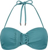 Beachlife Brittany Blue bandeau bikinitop met voorgevormde cups en beugel - dames - Maat 75C