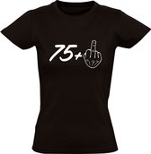 76 jaar Dames t-shirt | verjaardag | feest | cadeau | Zwart