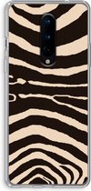 Case Company® - OnePlus 8 hoesje - Arizona Zebra - Soft Case / Cover - Bescherming aan alle Kanten - Zijkanten Transparant - Bescherming Over de Schermrand - Back Cover