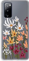 Case Company® - Galaxy S20 FE / S20 FE 5G hoesje - Painted wildflowers - Soft Case / Cover - Bescherming aan alle Kanten - Zijkanten Transparant - Bescherming Over de Schermrand - Back Cover