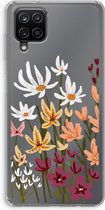 Case Company® - Galaxy A12 hoesje - Painted wildflowers - Soft Case / Cover - Bescherming aan alle Kanten - Zijkanten Transparant - Bescherming Over de Schermrand - Back Cover