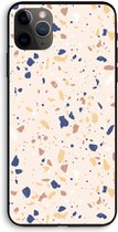 CaseCompany® - iPhone 11 Pro Max hoesje - Terrazzo N°23 - 100% Biologisch Afbreekbaar - Duurzaam - Biodegradable Soft Case - Milieuvriendelijke Print op Achterkant - Zwarte Zijkanten - Besche