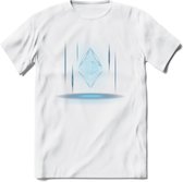 Ethereum Holo - Crypto T-Shirt Kleding Cadeau | Dames / Heren / Unisex | Bitcoin / Ethereum shirt | Grappig Verjaardag kado | BTC Tshirt Met Print | - Wit - L