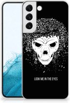 TPU Bumper Geschikt voor Samsung Galaxy S22 Plus Smartphone hoesje Skull Hair