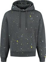 Purewhite -  Heren Relaxed Fit   Hoodie  - Grijs - Maat XXL