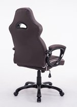 CLP BIG XXX Bureaustoel - Ergonomisch - Voor volwassenen - Met armleuningen - Kunstleer - bruin