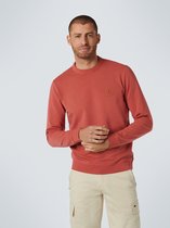 No Excess Mannen Ronde Hals Sweater Koraal