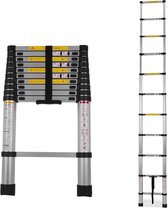 BrightWise® Telescoopladder Veilig En Stabiel – Ladder – Telescopische Ladder – Telescoop Ladder – Ladders – Werkhoogte 320 cm