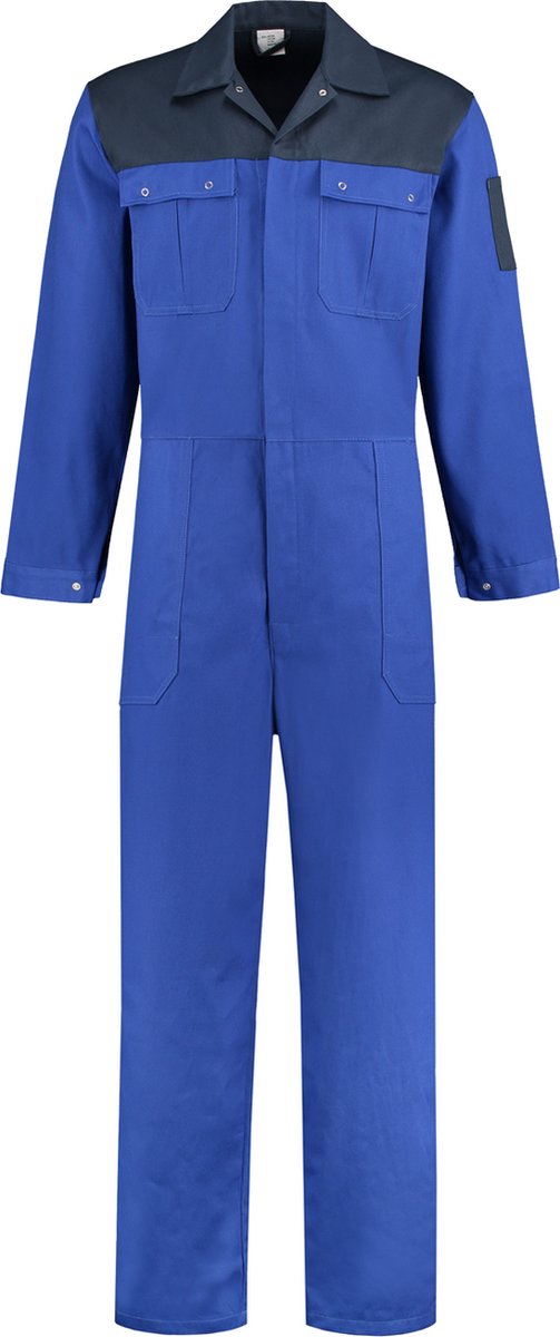 Top Rock Overall OVK2KL-002 (100% KATOEN) - Korenblauw/Navy - 50