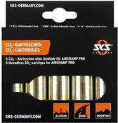 SKS Co2-Patronen - 5 Stuks - 16 Gram - Zonder Schroefdraad