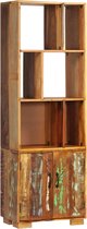 Decoways - Boekenkast 60x35x180 cm massief gerecycled hout