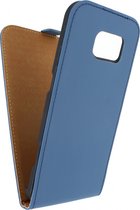 Samsung Galaxy S6 Hoesje - Mobilize - Ultra Slim Serie - Kunstlederen Flipcase - Donkerblauw - Hoesje Geschikt Voor Samsung Galaxy S6