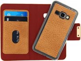 Samsung Galaxy J1 (2016) Hoesje - Mobilize - Detachable Serie - Kunstlederen Bookcase / 2in1 Case - Terracotta - Hoesje Geschikt Voor Samsung Galaxy J1 (2016)