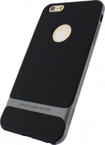 Apple iPhone 6/6s Plus Hoesje - Rock - Royce Serie - Hard Kunststof Backcover - Grijs - Hoesje Geschikt Voor Apple iPhone 6/6s Plus