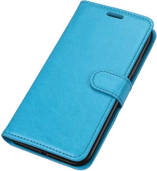 Coque pour Samsung Galaxy A32 4G - Bookcase - Espace pour 3 cartes - Similicuir - avec 3x Protecteur d'écran trempé - SAFRANT1 - Turquoise
