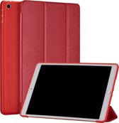 iPad 2021 10.2 inch Soft Tri-Fold Book Cover Rood