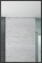 Badplaats Spiegel Concave - 40 x 60 cm - Zwart - Badkamer Spiegel