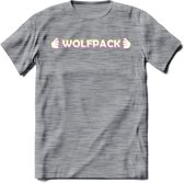 Saitama T-Shirt | Wolfpack Crypto ethereum Heren / Dames | bitcoin munt cadeau - Donker Grijs - Gemaleerd - M