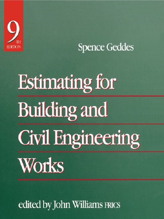 Estimating for Building & Civil Engineering Work - cover