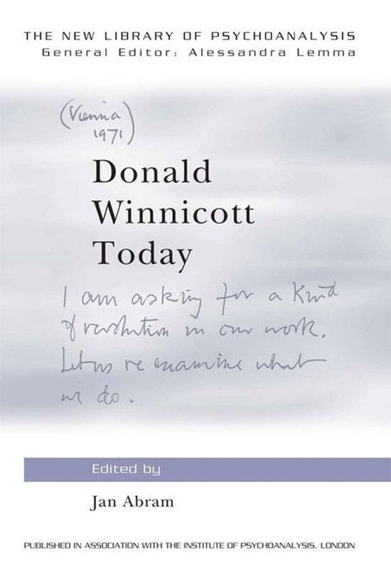Donald Winnicott Today - cover