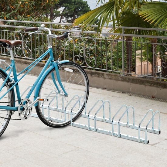 Porte-vélos en métal - Support de béquille de vélo pour l'extérieur - Porte- vélos... | bol.com