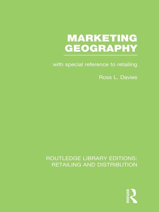 Marketing Geography (Rle Retailing and Distribution) - cover