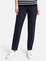 GERRY WEBER Dames Broek met persplooien Dark Navy-34