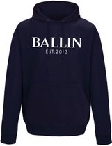 Ballin Hoodie  2107 Navy Blue Size : S