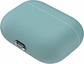 Case Cover Voor Geschikt voor Apple Airpods Pro- Siliconen design-Groen