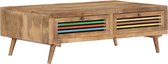 Decoways - Salontafel 100x60x30 cm massief mangohout