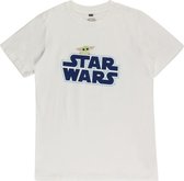 Mister Tee Star Wars Kinder Tshirt -Kids 146- Blue Logo Wit