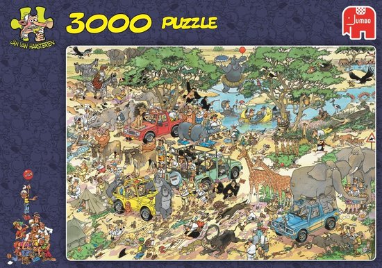 Jan van Haasteren Safari puzzel - 3000 stukjes | bol.com