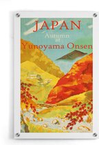 Walljar - Japan Herfst - Muurdecoratie - Plexiglas schilderij
