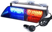 Basic dashboard flitser LED BLAUW/ROOD