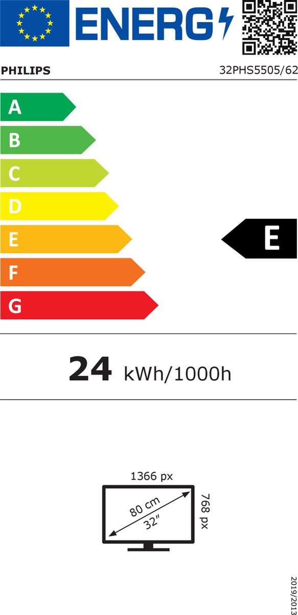 Philips 32PHS5505/62 - 32 inch - Full HD LED - 2020 | bol.com