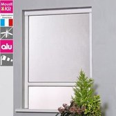 Aluminium oprolscherm voor raam L150 x H160 cm grijs - MOUSTIKIT