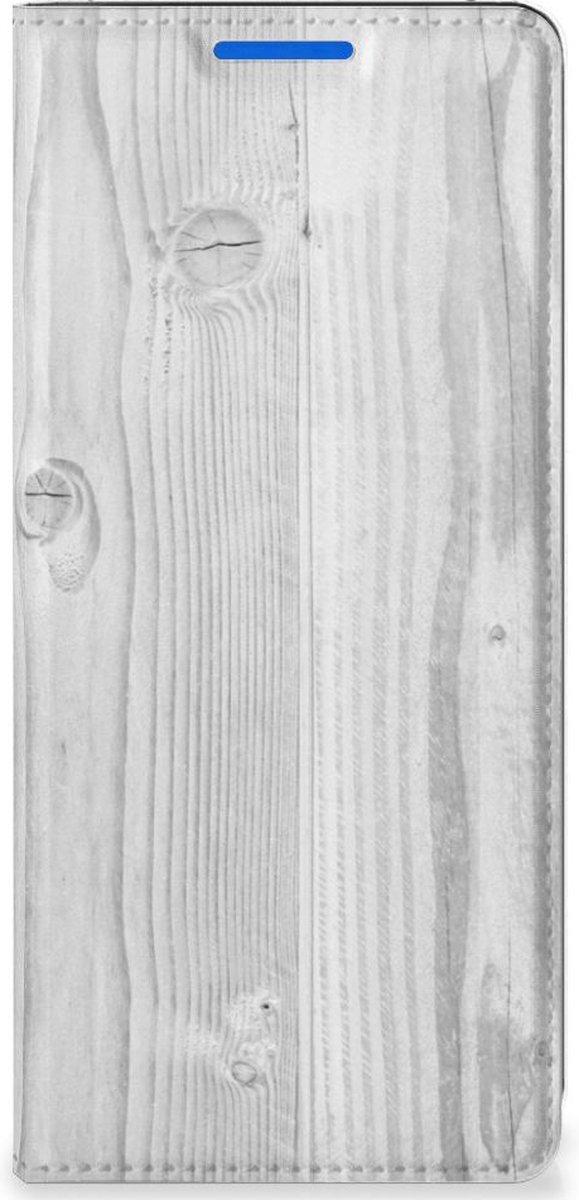 OPPO Reno 6 Pro Plus 5G Book Wallet Case White Wood