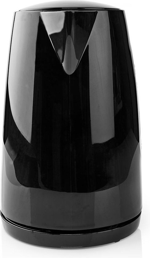 Nedis Waterkoker - 1.7 l - Kunststof - Zwart - 360 graden draaibaar - Verborgen verwarmingselement - Strix-controller - Droogkookbeveiliging