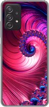 Geschikt voor Samsung Galaxy A33 5G hoesje - Spiraal - Abstract - Kleuren - Siliconen Telefoonhoesje