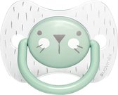 Suavinex Hygge Green Whiskers 6-18m Physio Silicone Fopspeen SXSHP2068406