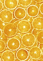 Decopatch papier oranje sinaasappelschijven