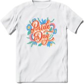 Pride Day | Pride T-Shirt | Grappig LHBTIQ+ / LGBTQ / Gay / Homo / Lesbi Cadeau Shirt | Dames - Heren - Unisex | Tshirt Kleding Kado | - Wit - XL