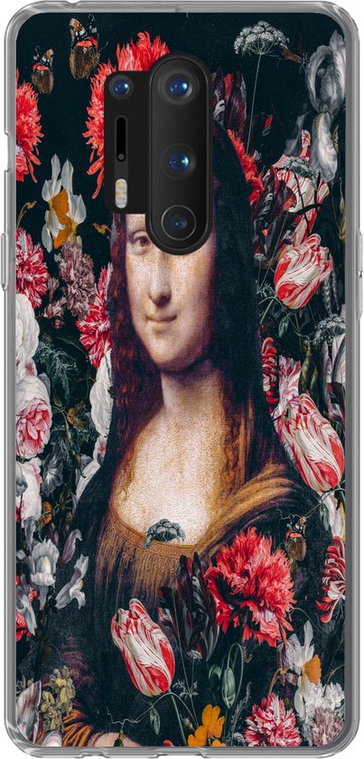 OnePlus 8 Pro - Mona Lisa - Fleurs - Da Vinci - Siliconen