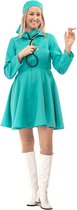 Dokter & Tandarts Kostuum | Korte Jurk Chirurg Met Mondkapje | Vrouw | 3XL | Carnaval kostuum | Verkleedkleding